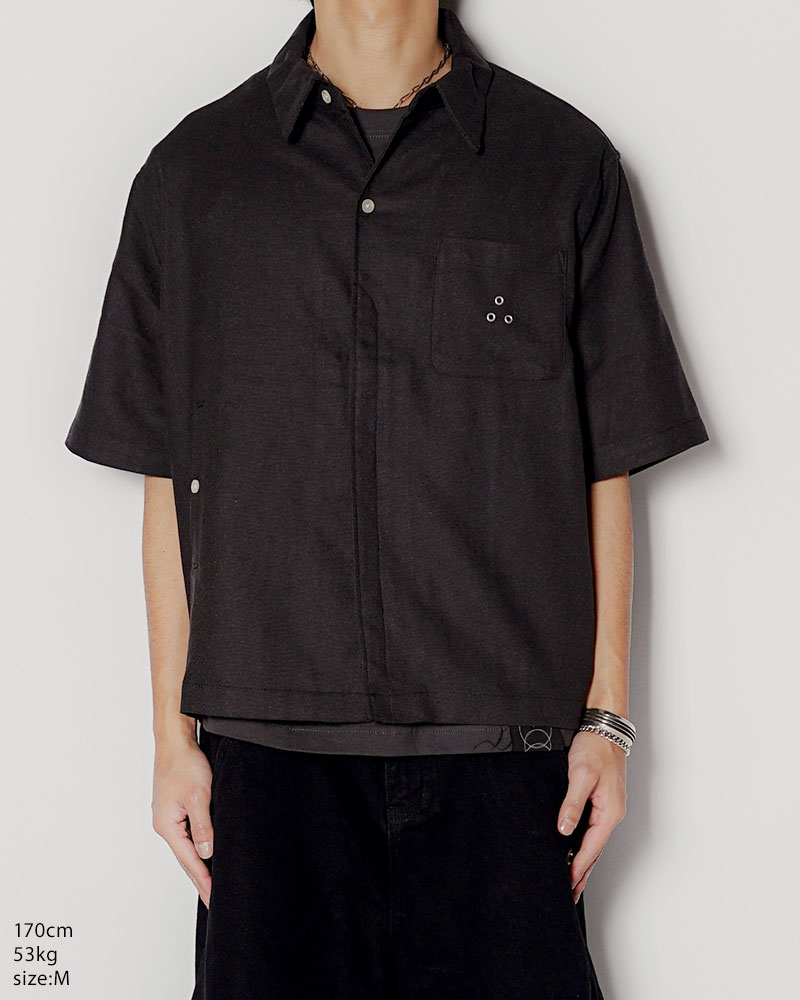 ASSORTED S/S SHIRTS -CHARCOAL(PLAIN)-