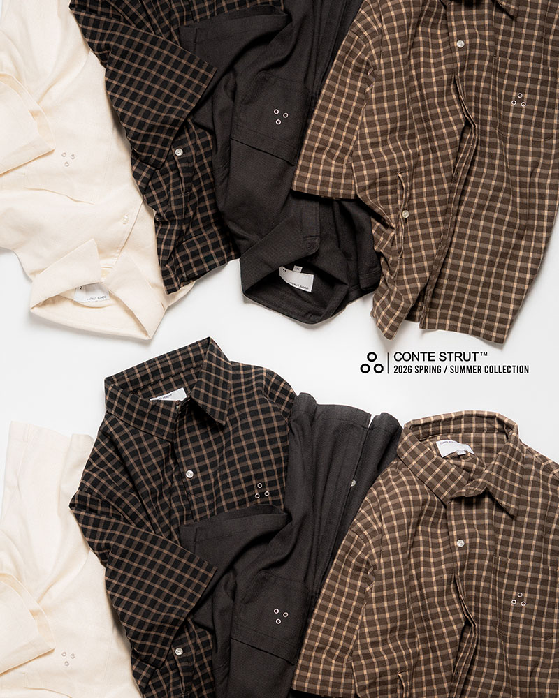 ASSORTED S/S SHIRTS -CHARCOAL(PLAIN)-