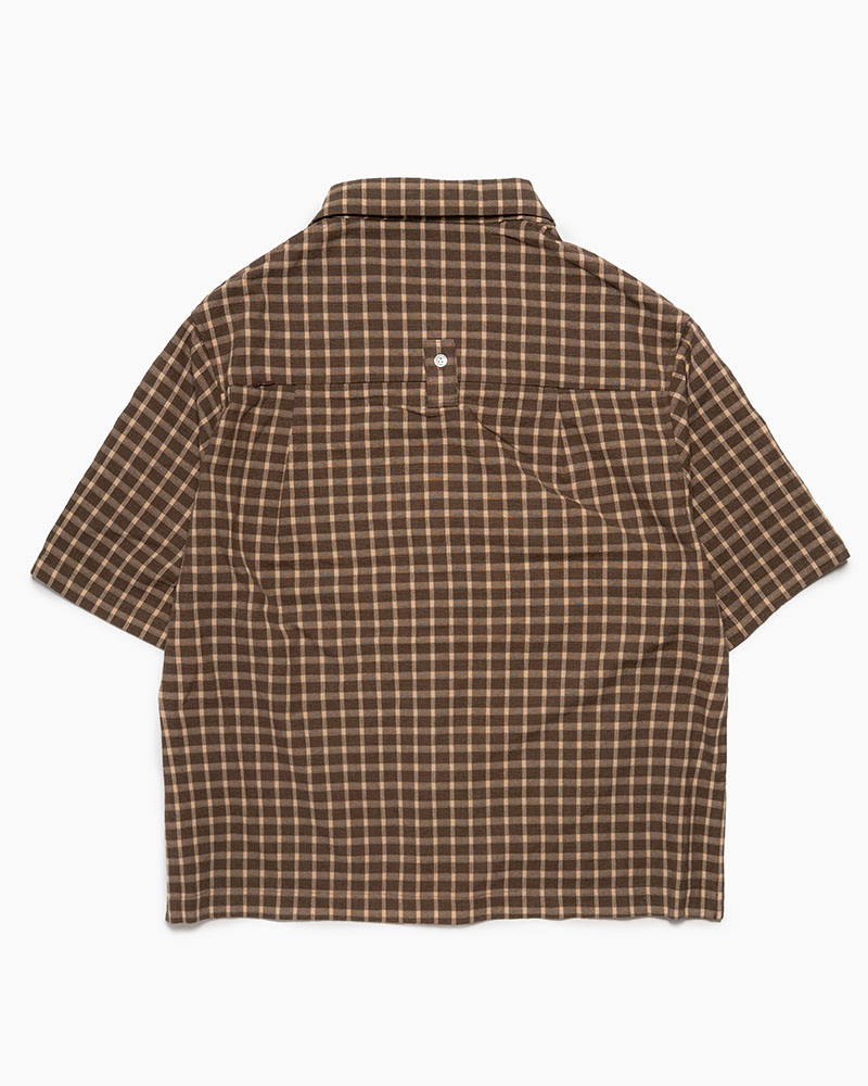 ASSORTED S/S SHIRTS -BROWN(CHECK)-