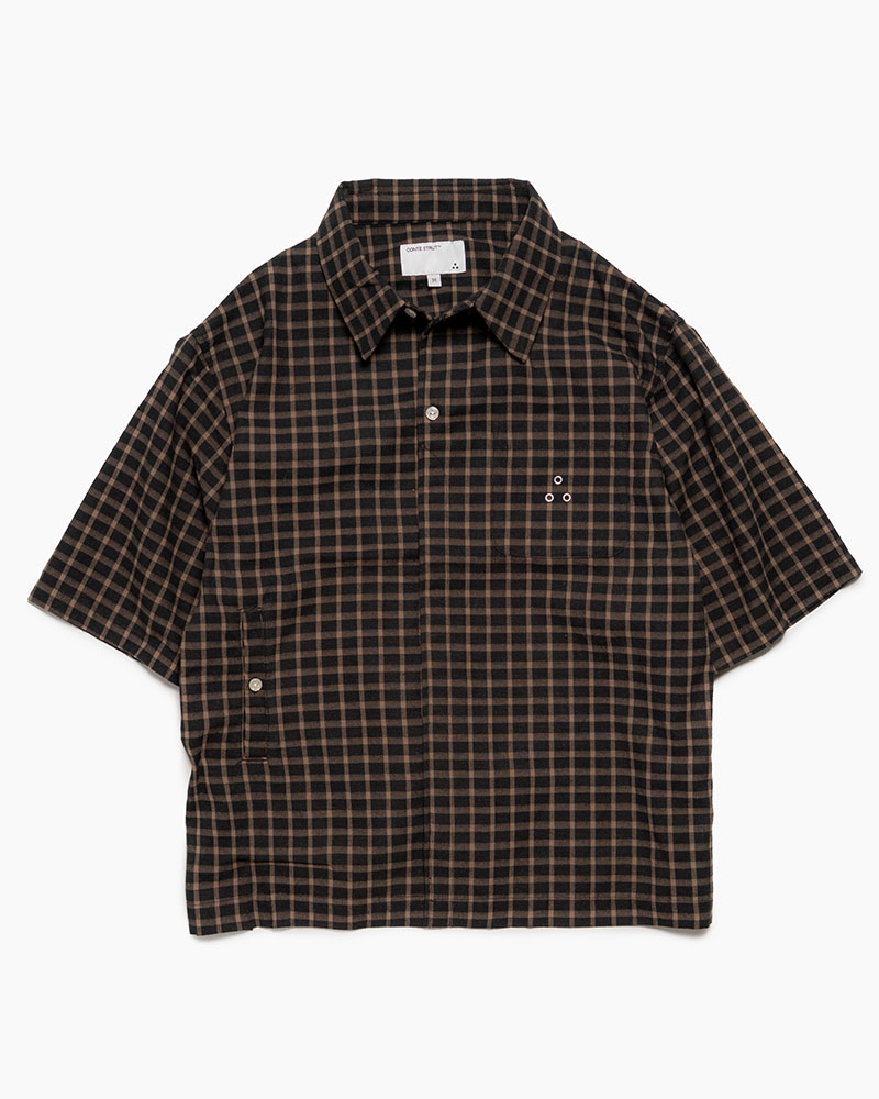 ASSORTED S/S SHIRTS -BLACK(CHECK)-