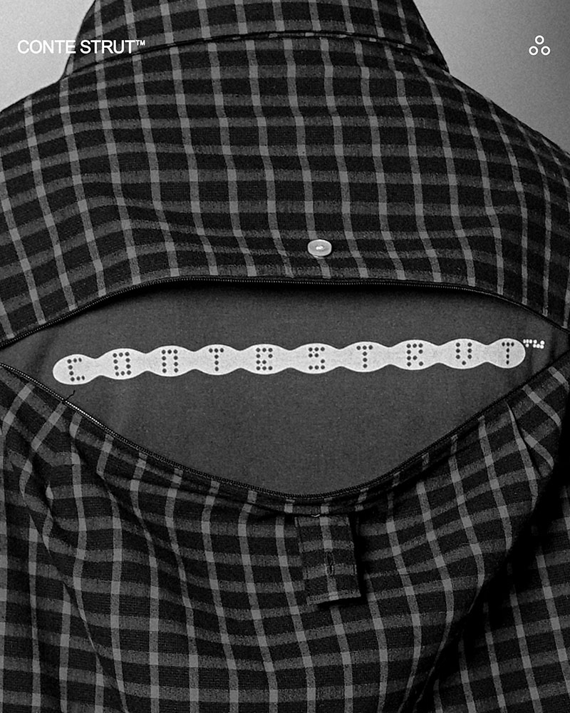 ASSORTED S/S SHIRTS -BLACK(CHECK)-