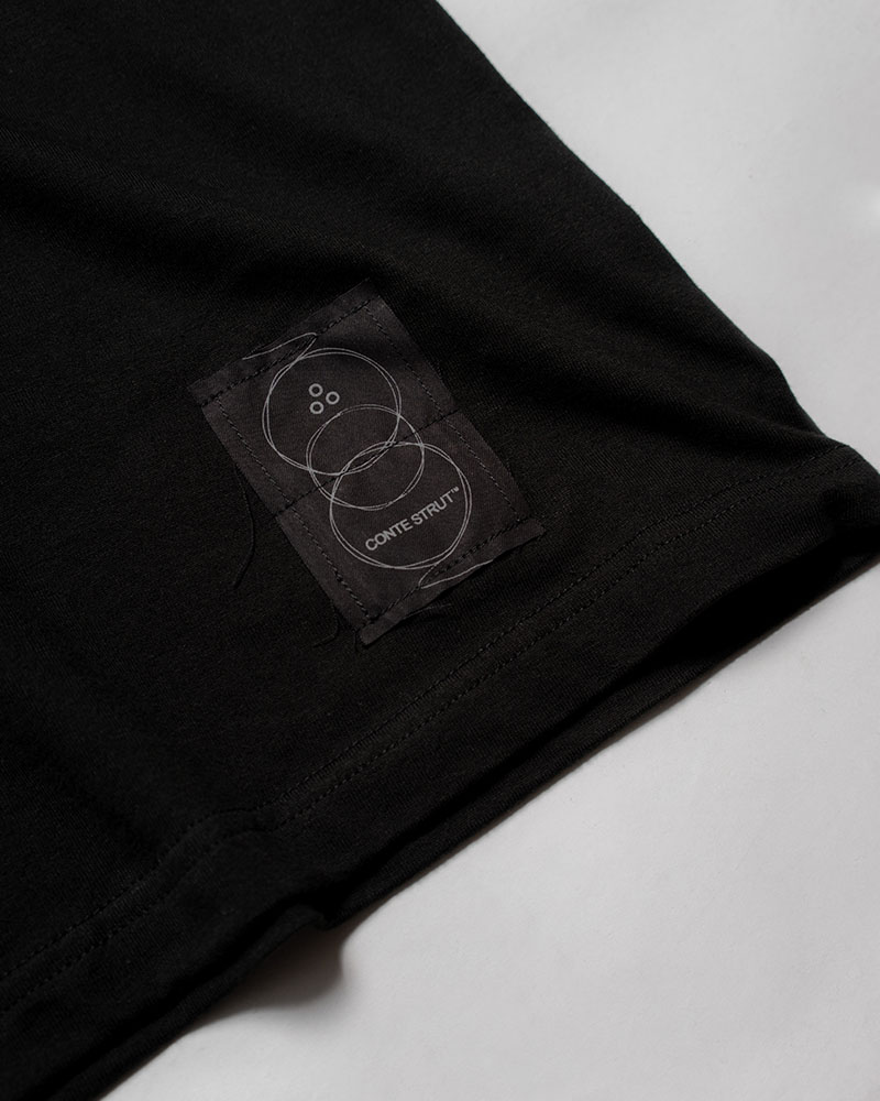 3D CS LOGOS S/S TEE -BLACK-