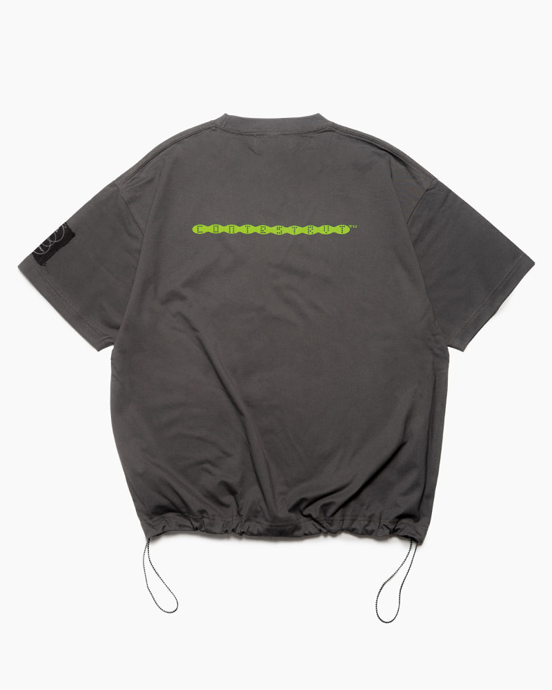 DRAWCORD HEM TEE -SUMI-