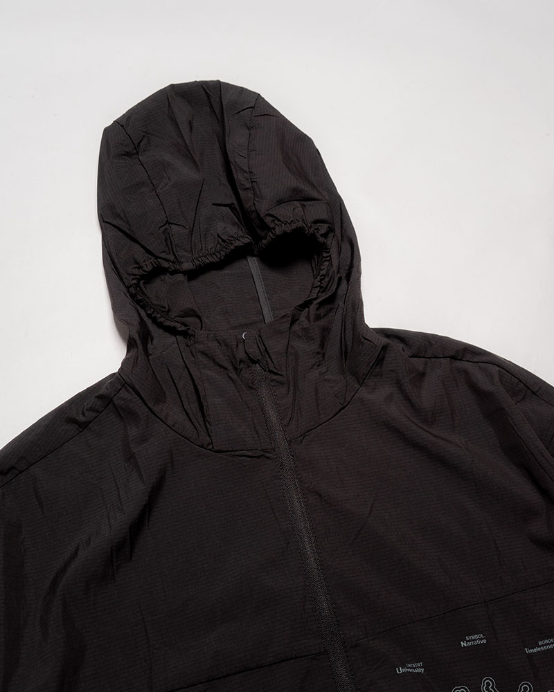 UV CUT SHELL JACKET -BLACK-