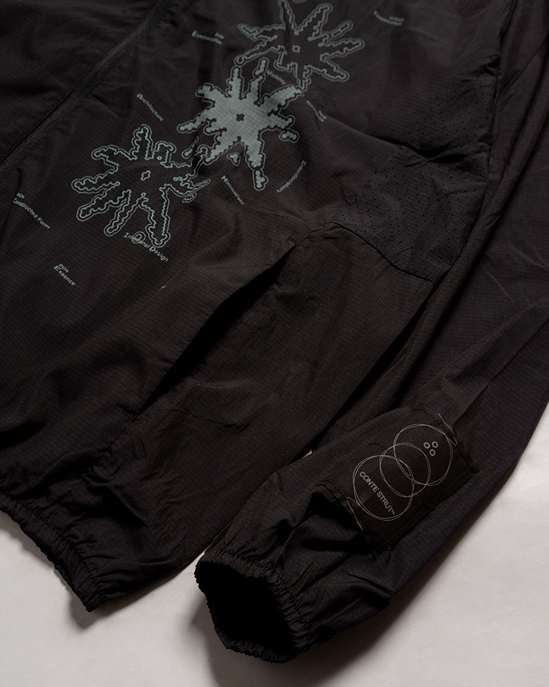 UV CUT SHELL JACKET -BLACK-