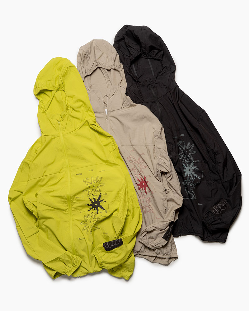 UV CUT SHELL JACKET -BLACK-