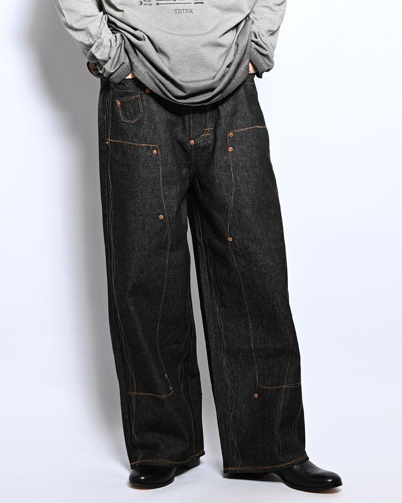 ROUGH STITCH DENIM PANTS -INDIGO-