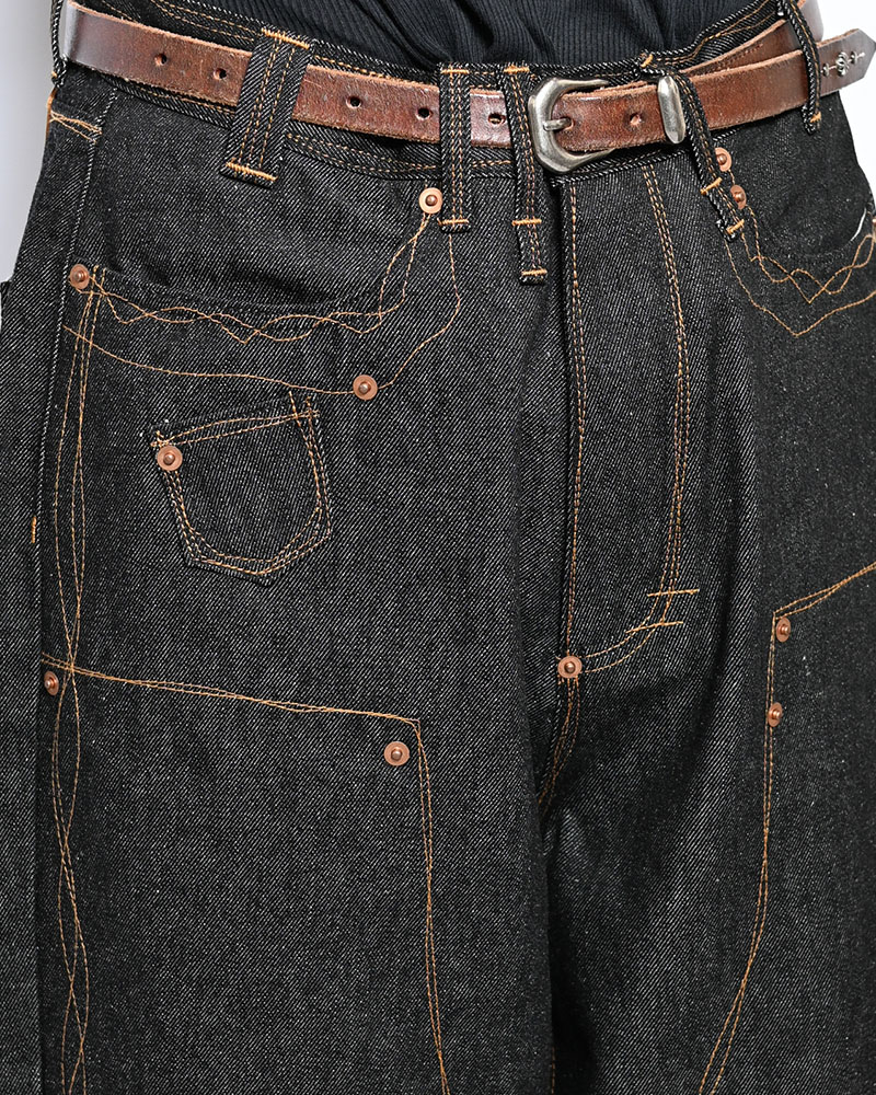 ROUGH STITCH DENIM PANTS -INDIGO-