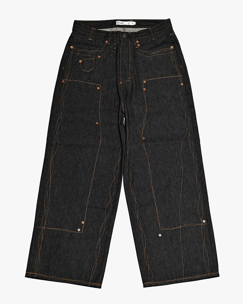 ROUGH STITCH DENIM PANTS -INDIGO-