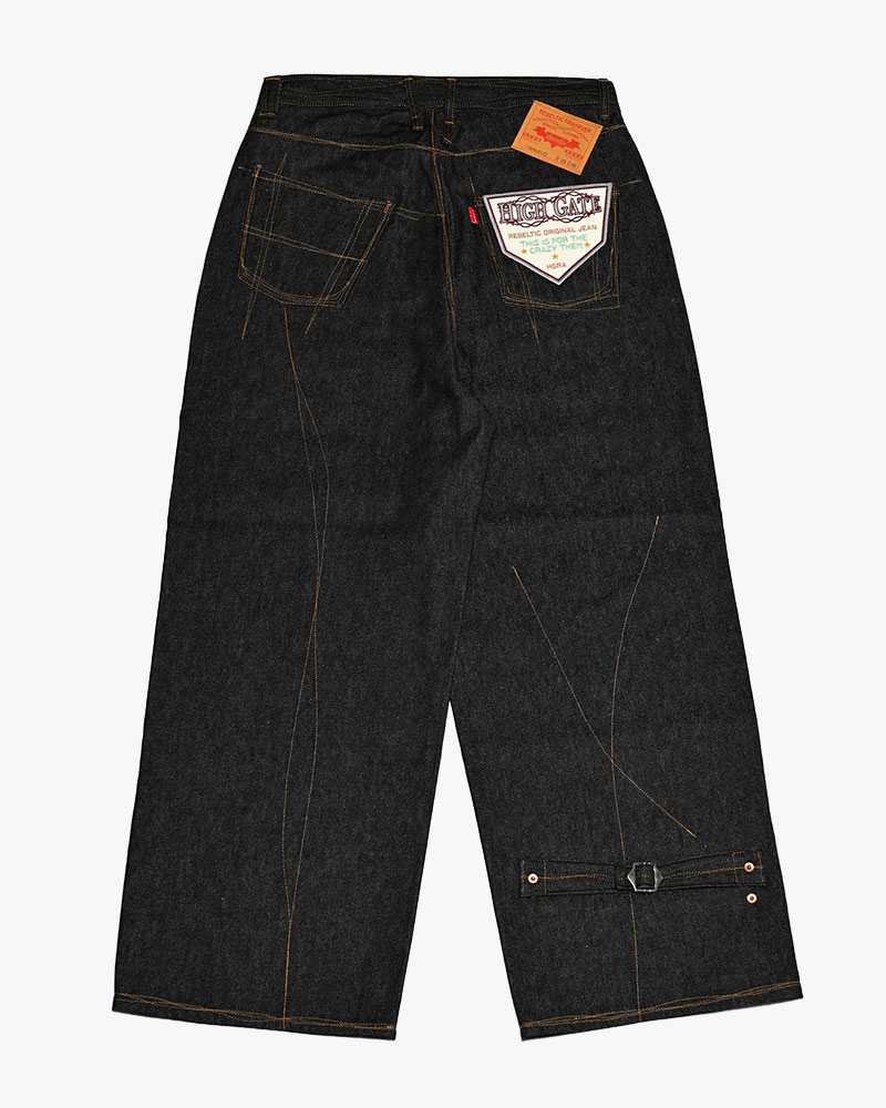 ROUGH STITCH DENIM PANTS -INDIGO-