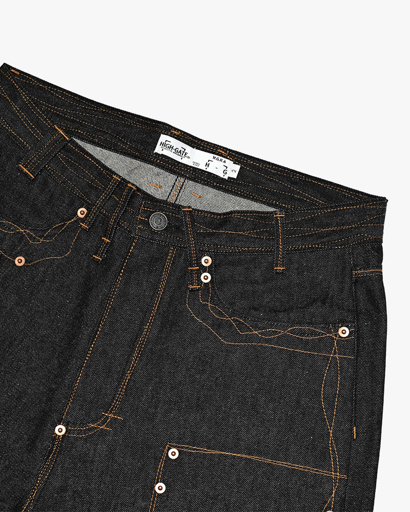 ROUGH STITCH DENIM PANTS -INDIGO-