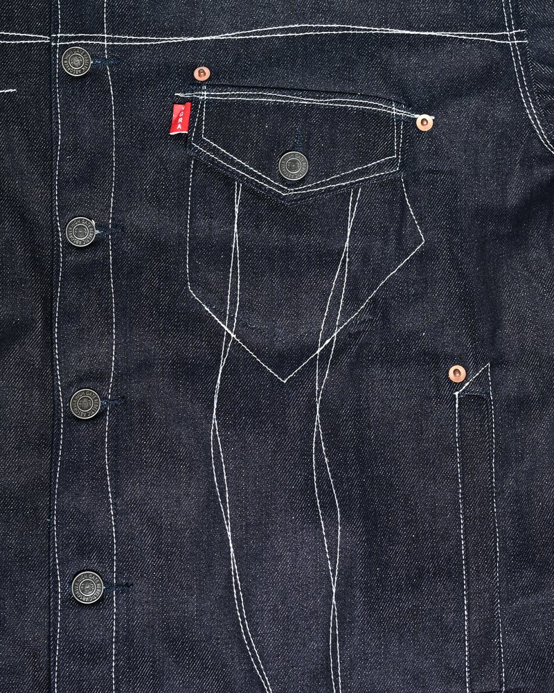 ROUGH STITCH DENIM JACKET -INDIGO-