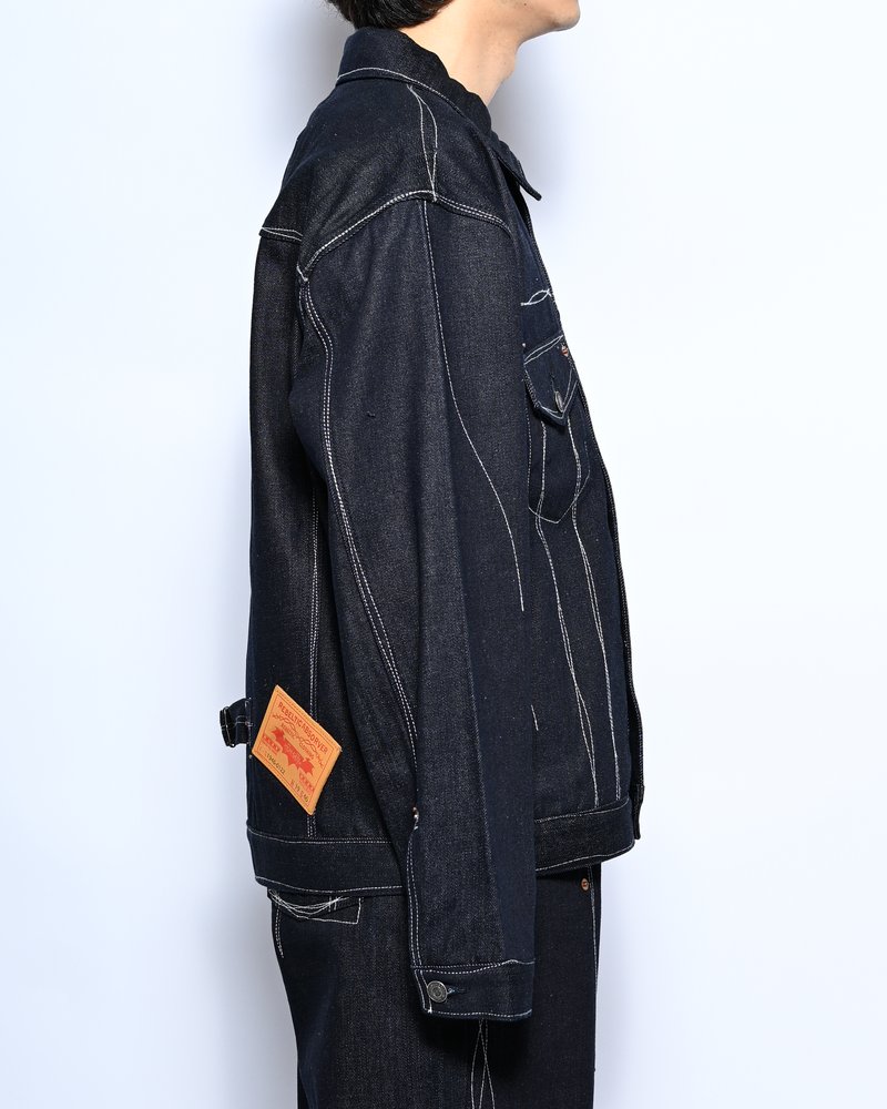 ROUGH STITCH DENIM JACKET -INDIGO-