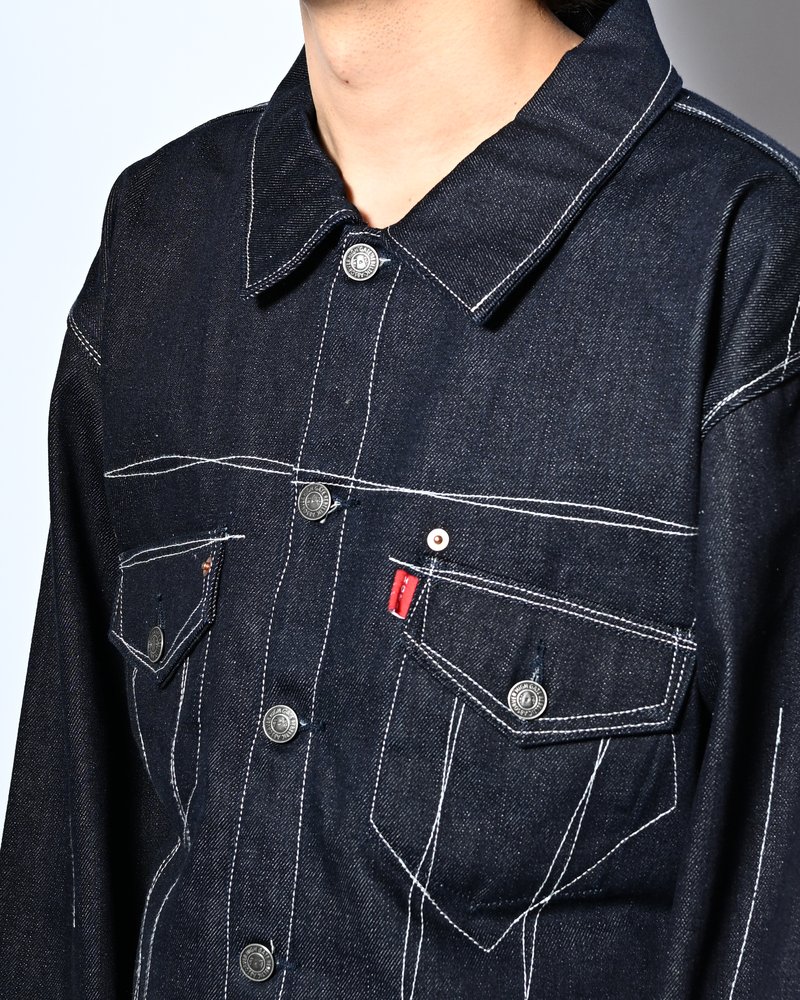 ROUGH STITCH DENIM JACKET -INDIGO-