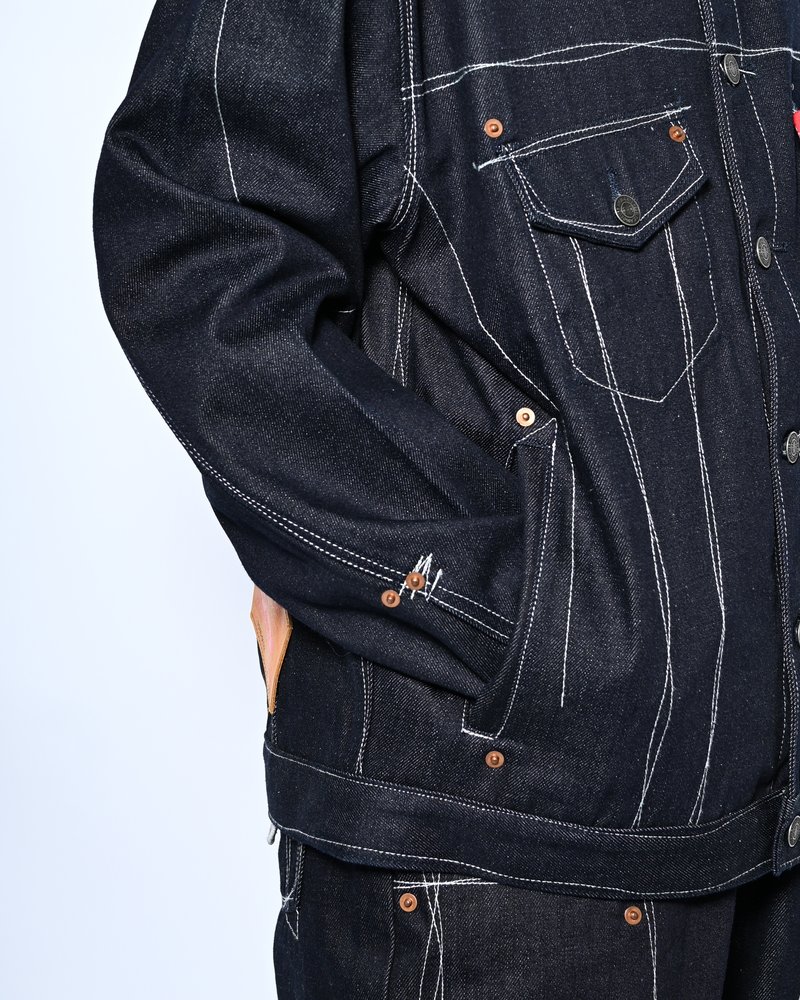 ROUGH STITCH DENIM JACKET -INDIGO-