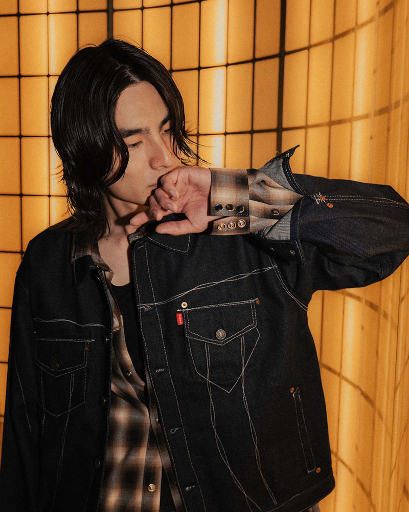 ROUGH STITCH DENIM JACKET -INDIGO-