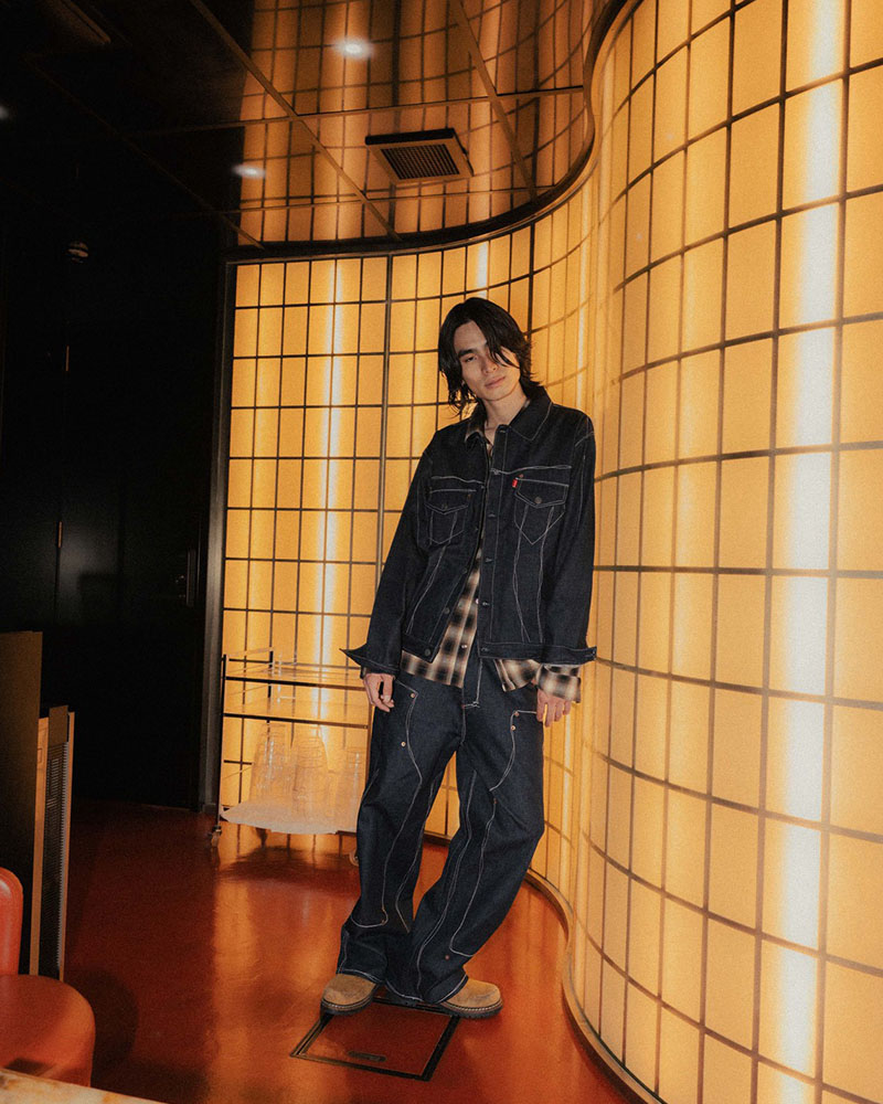 ROUGH STITCH DENIM JACKET -INDIGO-
