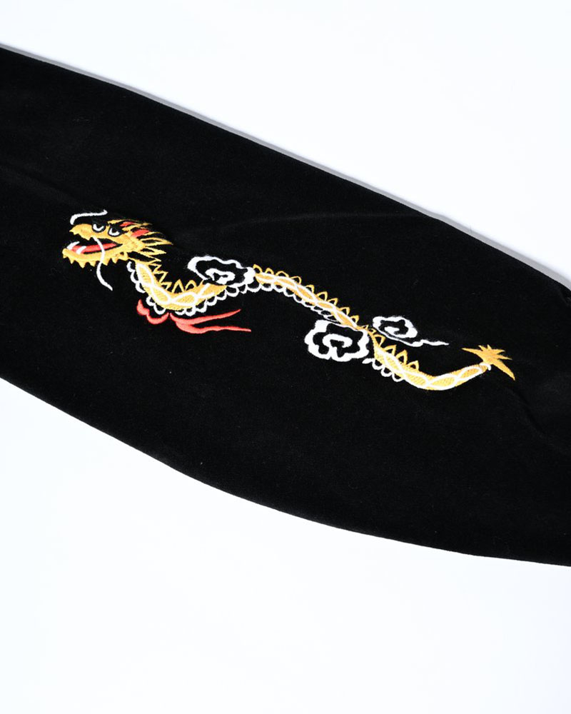 VELVETEEN SOUVENIR JACKET -BLACK-