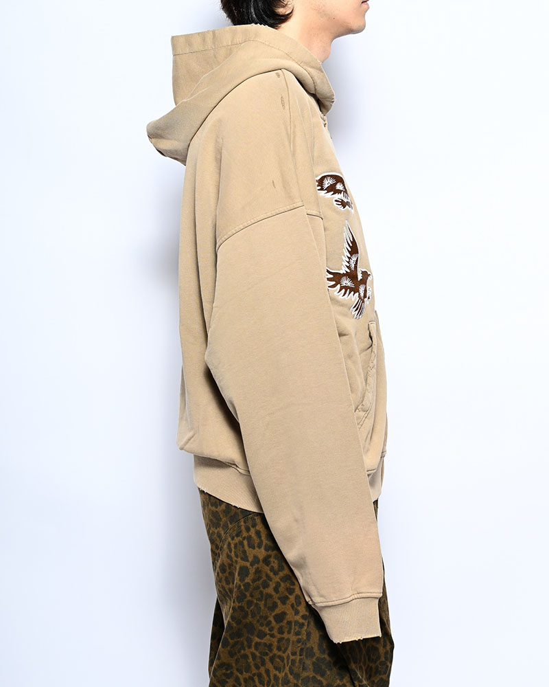 EAGLES SOAR ZIP HOODIE -BEIGE-