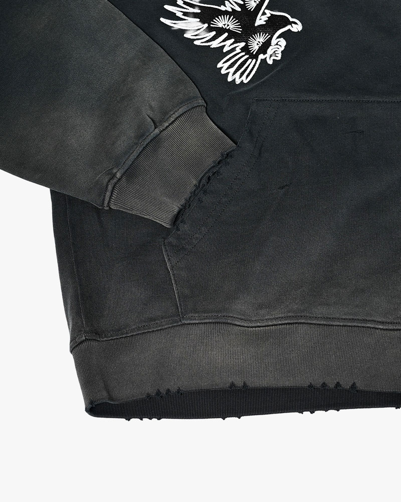 EAGLES SOAR ZIP HOODIE -BLACK-