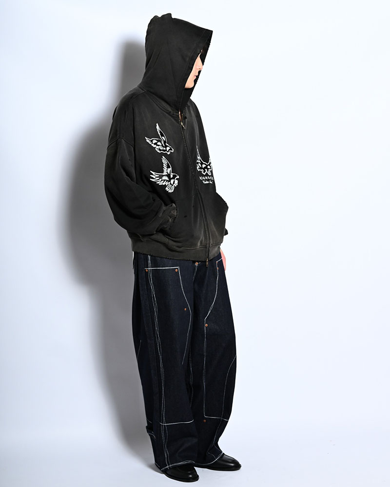 EAGLES SOAR ZIP HOODIE -BLACK-