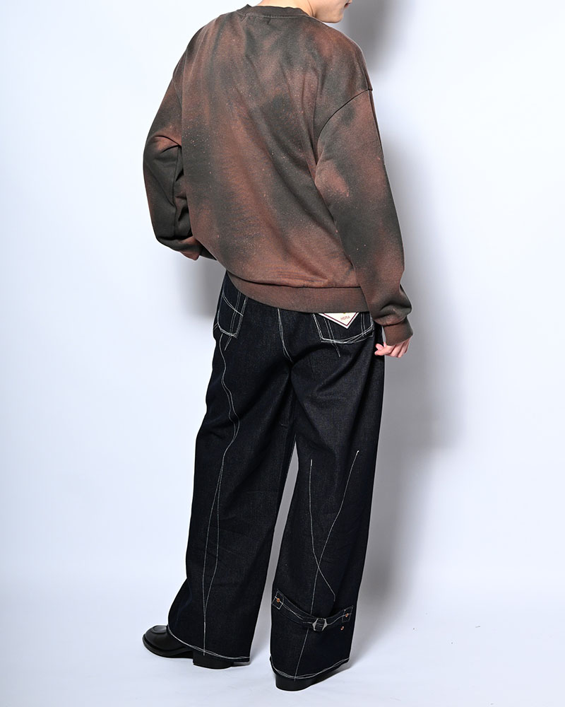 VINTAGE AGING SWEAT -CHARCOAL-