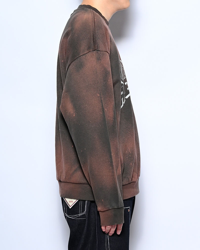VINTAGE AGING SWEAT -CHARCOAL-