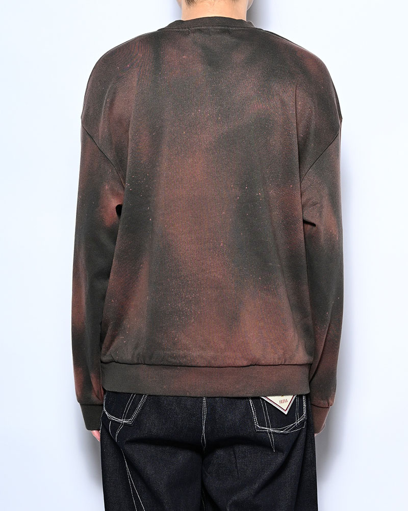 VINTAGE AGING SWEAT -CHARCOAL-
