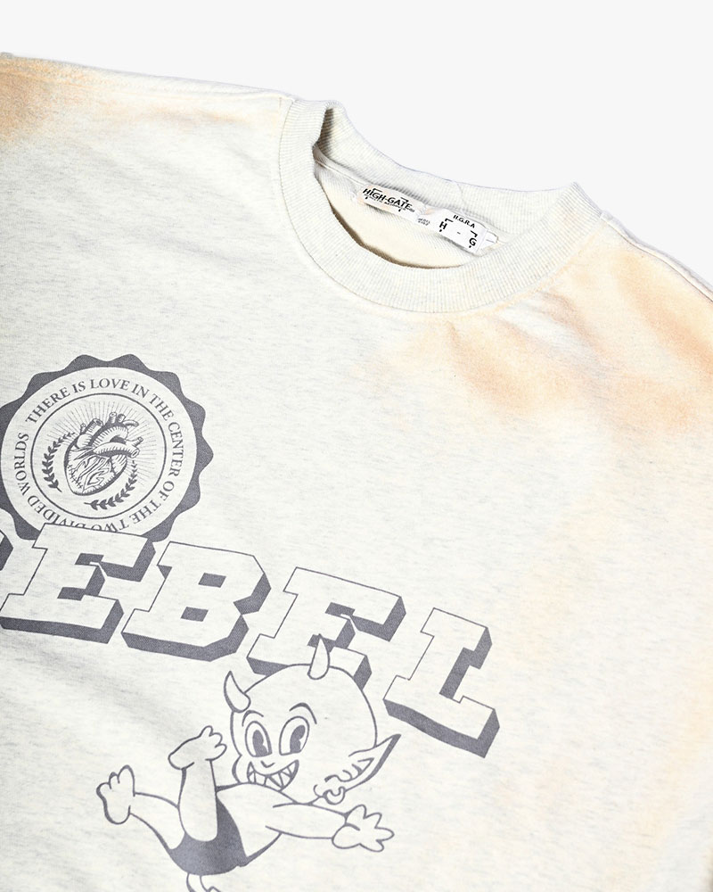 VINTAGE AGING SWEAT -OATMEAL-