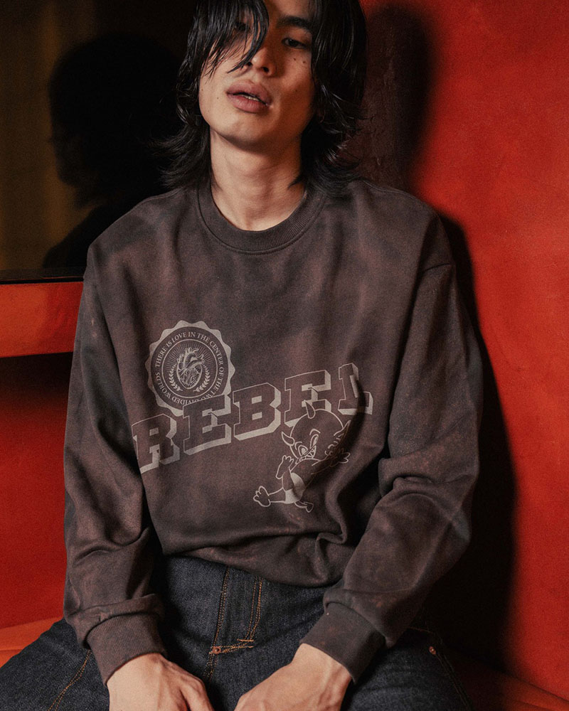 VINTAGE AGING SWEAT -OATMEAL-