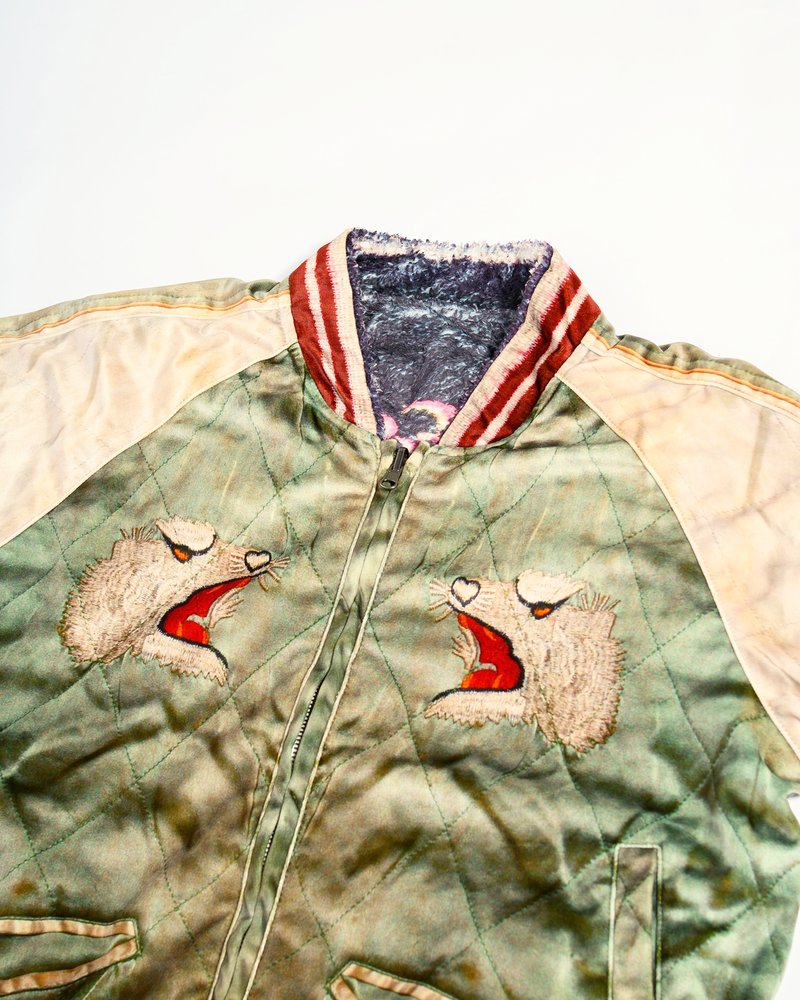 TROMPE L'OEIL REVERSIBLE SUKA JACKET -ONE COLOR-