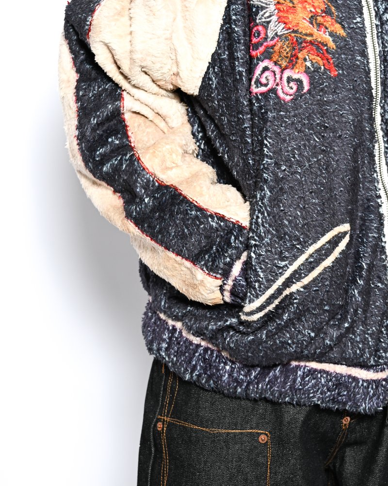 TROMPE L'OEIL REVERSIBLE SUKA JACKET -ONE COLOR-