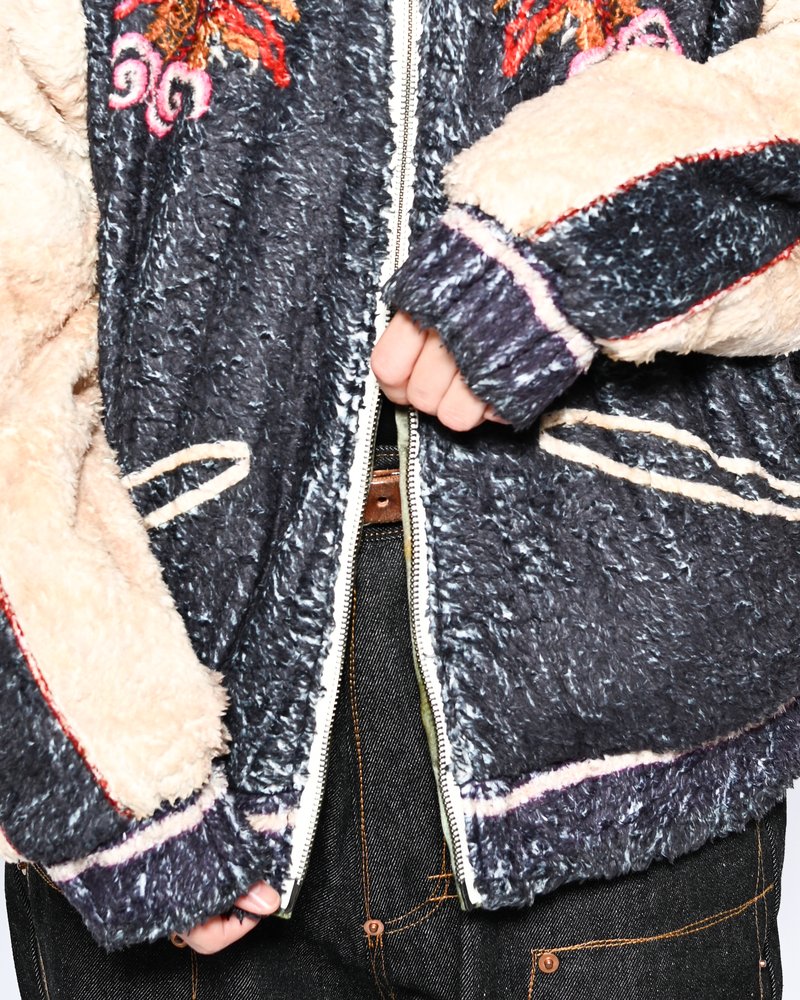 TROMPE L'OEIL REVERSIBLE SUKA JACKET -ONE COLOR-