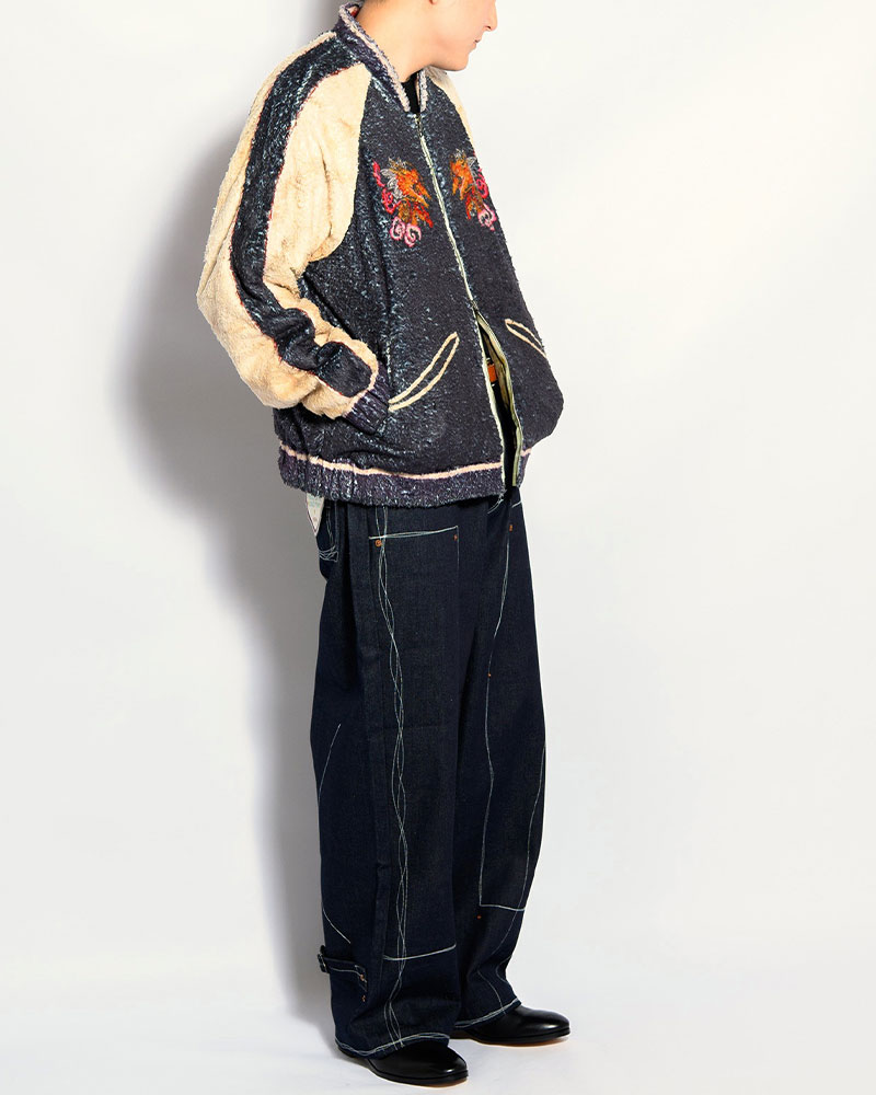 TROMPE L'OEIL REVERSIBLE SUKA JACKET -ONE COLOR-