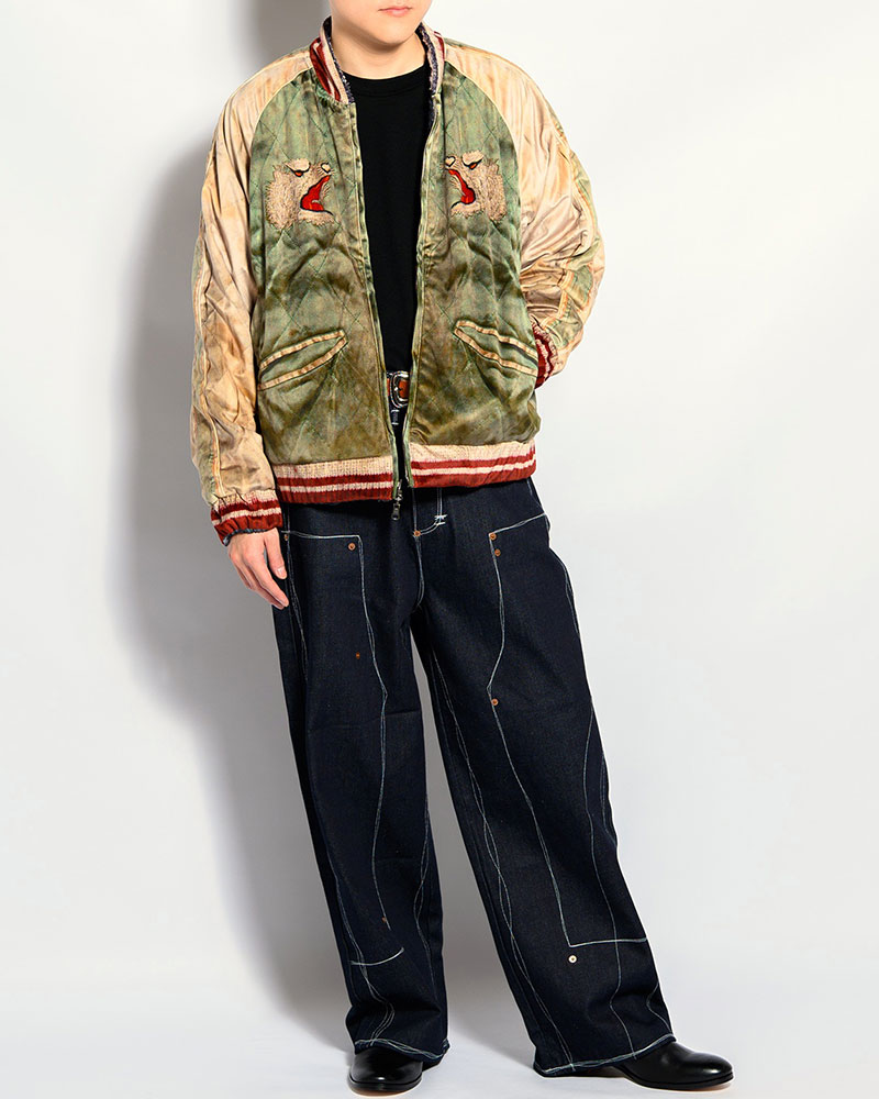 TROMPE L'OEIL REVERSIBLE SUKA JACKET -ONE COLOR-