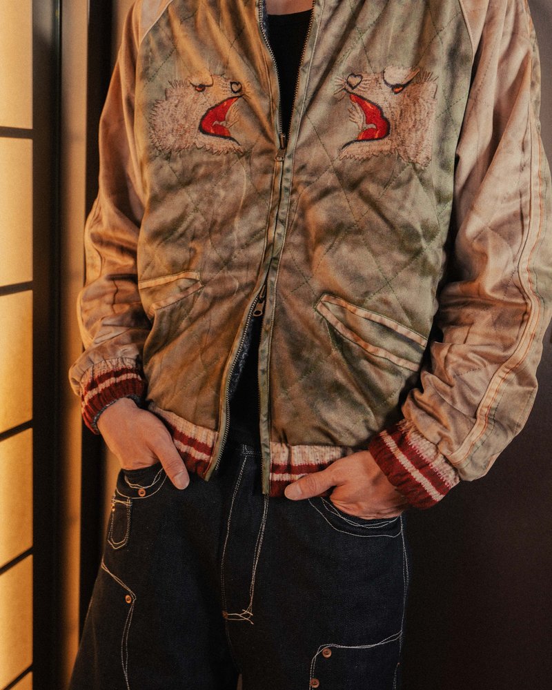 TROMPE L'OEIL REVERSIBLE SUKA JACKET -ONE COLOR-