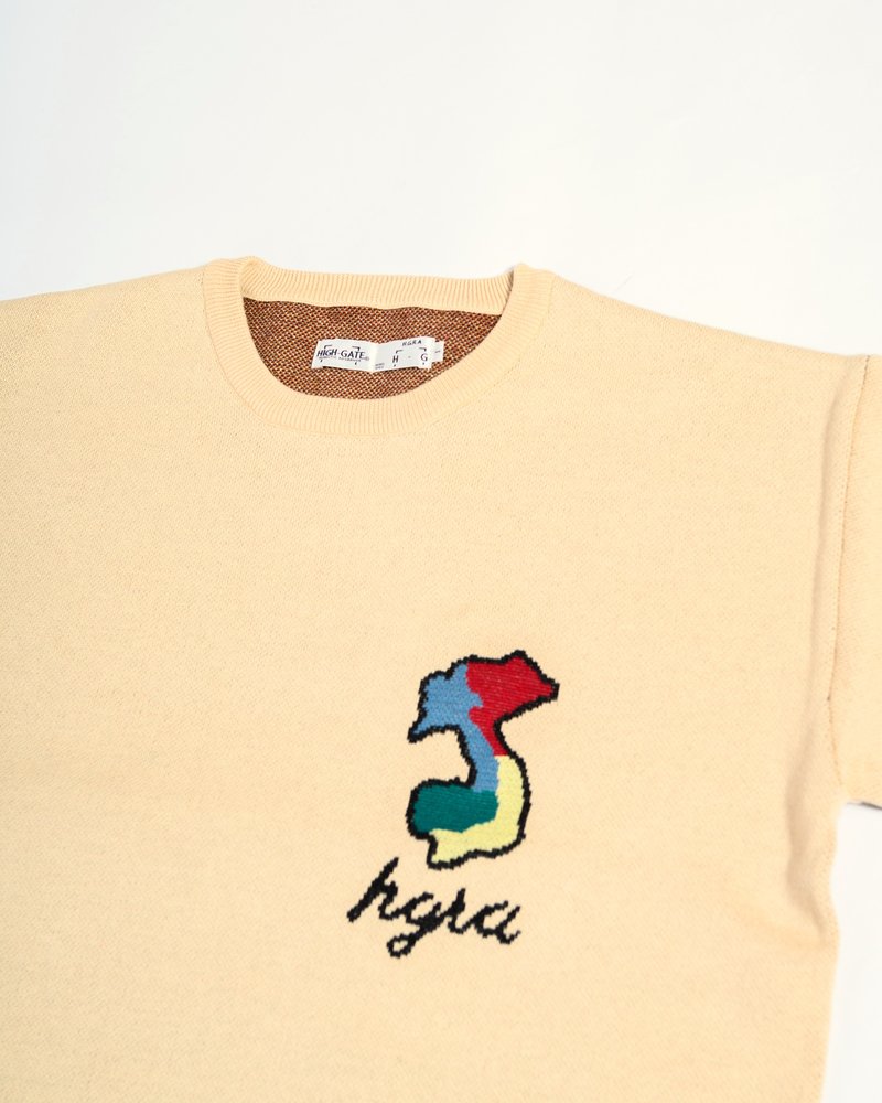 DEFORMED TIGER KNIT -OFF WHITE-