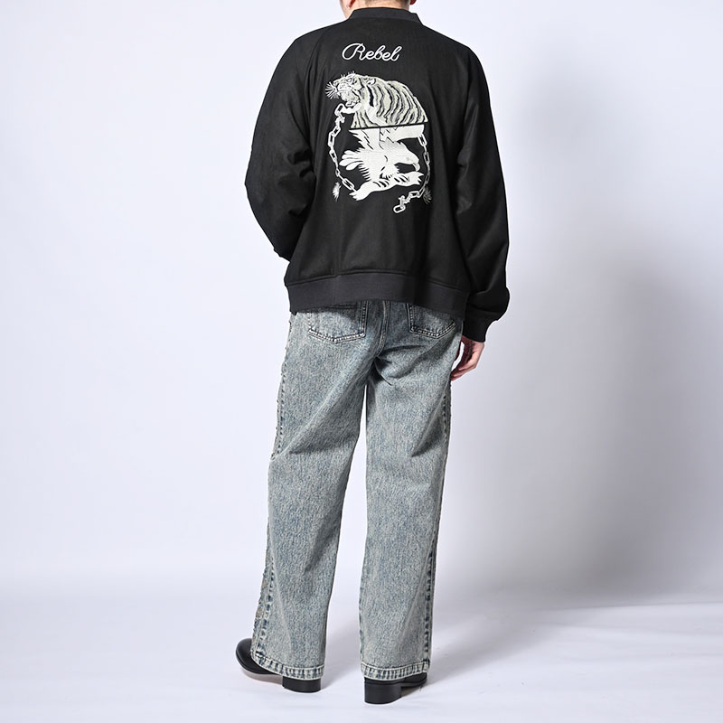 SPIDER STUDS PANTS -3.COLOR-