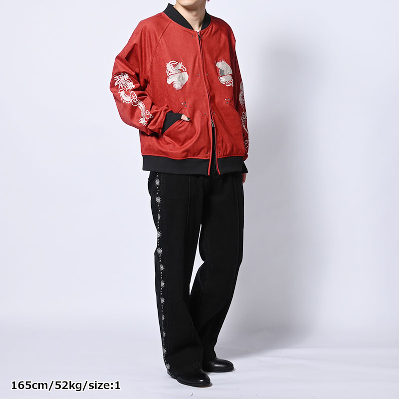 SPIDER STUDS PANTS -3.COLOR-