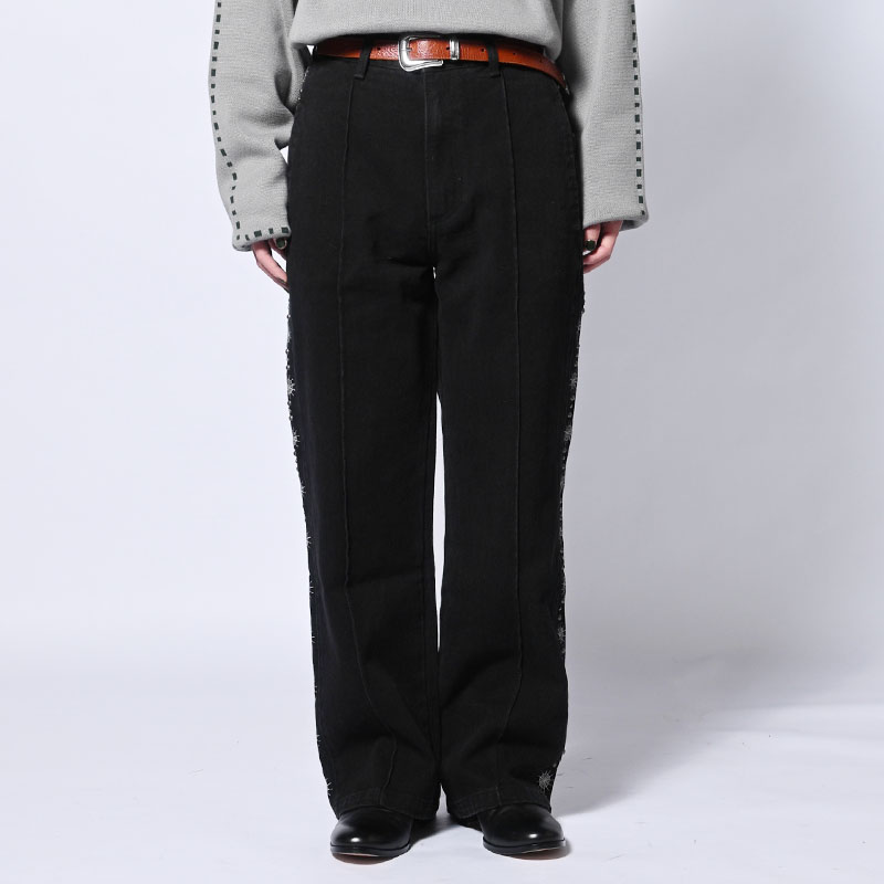 SPIDER STUDS PANTS -3.COLOR-