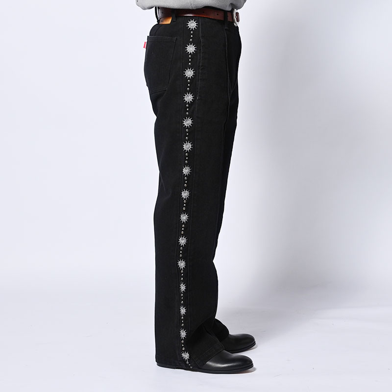 SPIDER STUDS PANTS -3.COLOR-