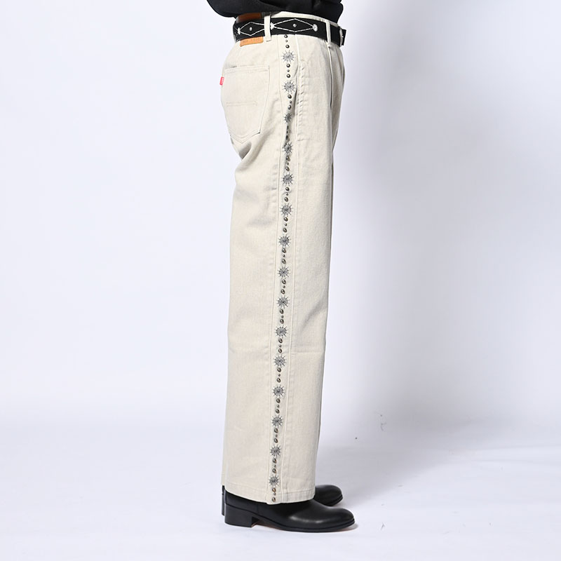 SPIDER STUDS PANTS -3.COLOR-