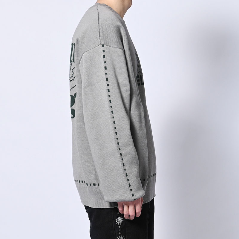 RIGHT & WRONG CREW KNIT -3.COLOR-