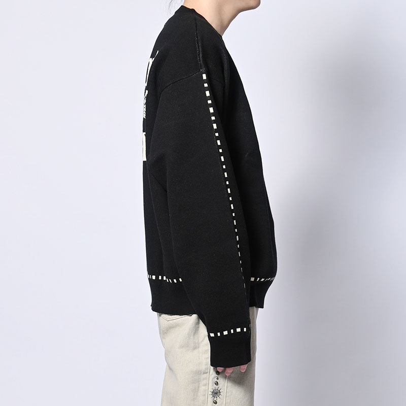 RIGHT & WRONG CREW KNIT -3.COLOR-