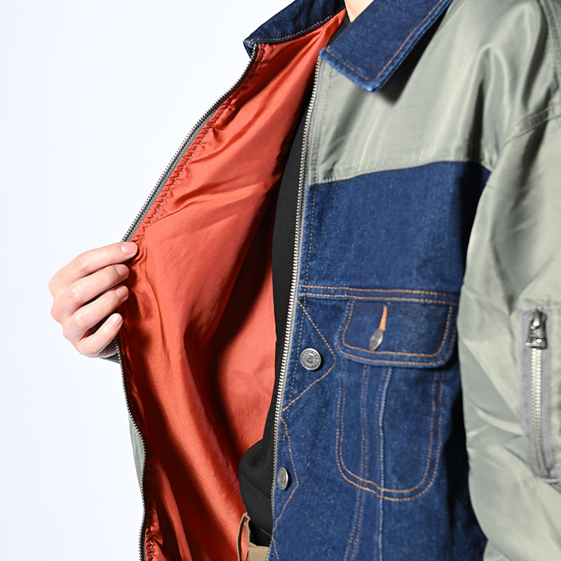 REBUILD MA-1 TRUCKER JACKET -3.COLOR-