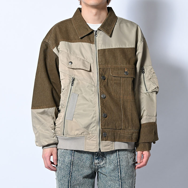 REBUILD MA-1 TRUCKER JACKET -3.COLOR-