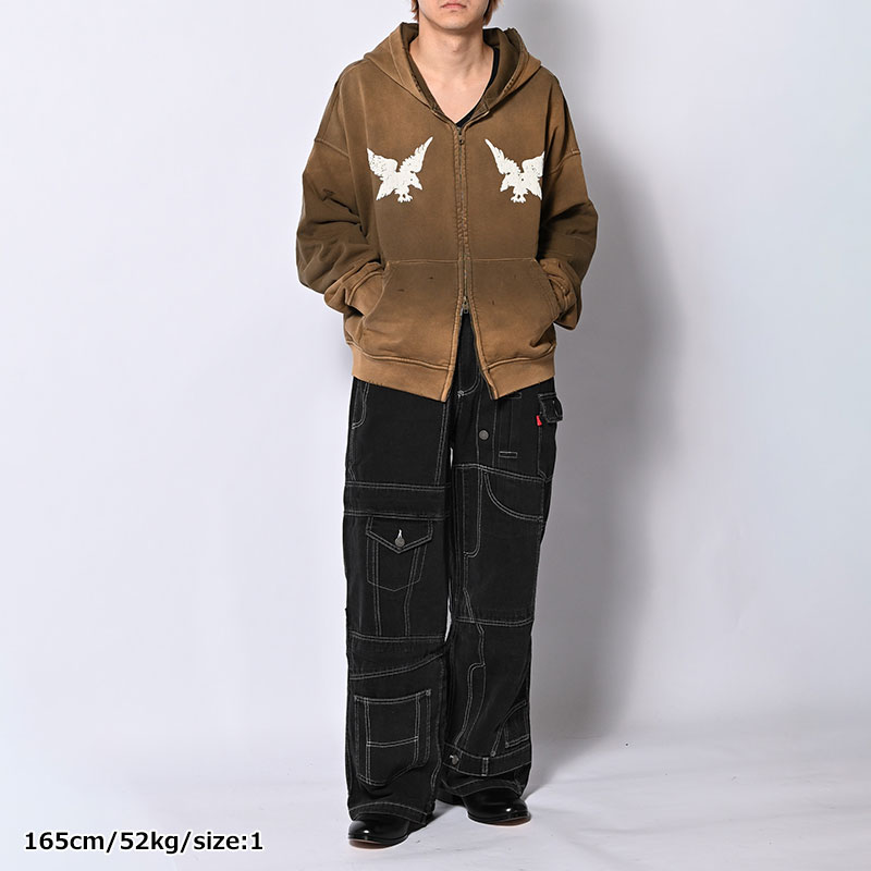 FADE SUKA ZIP HOODIE -2.COLOR-