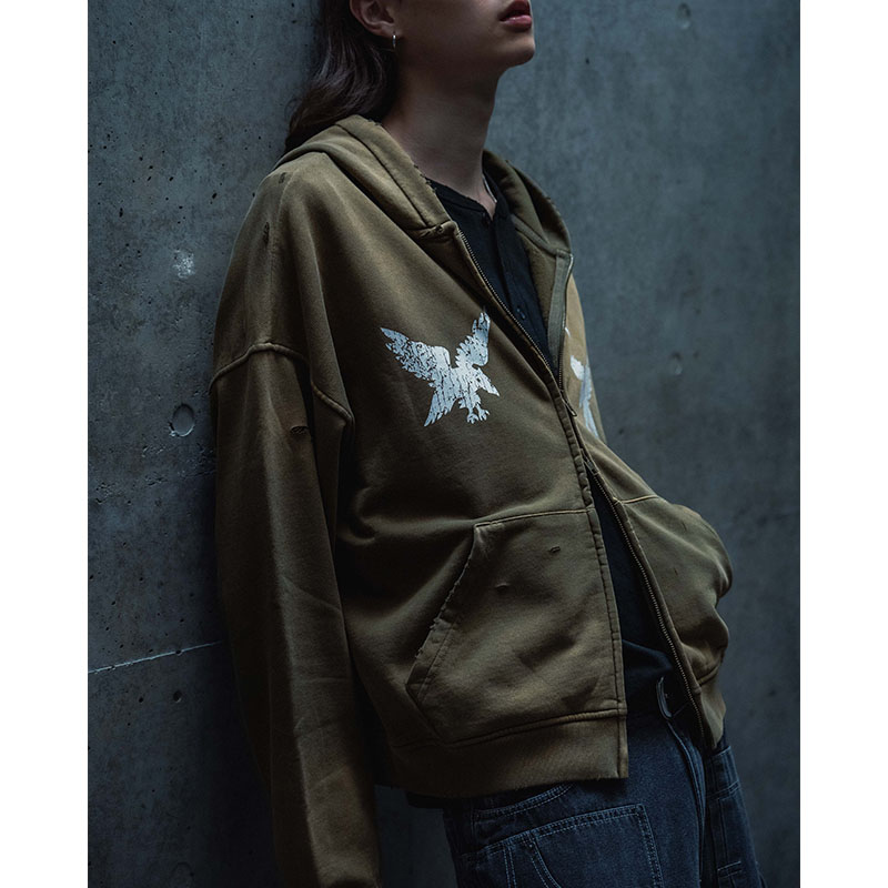 FADE SUKA ZIP HOODIE -2.COLOR-