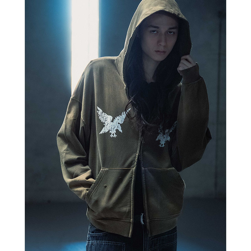 FADE SUKA ZIP HOODIE -2.COLOR-