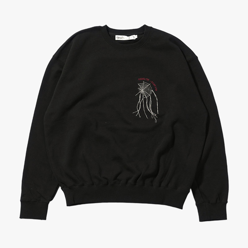 SPIDER SOUVENIR SWEAT -3.COLOR-(BLACK)